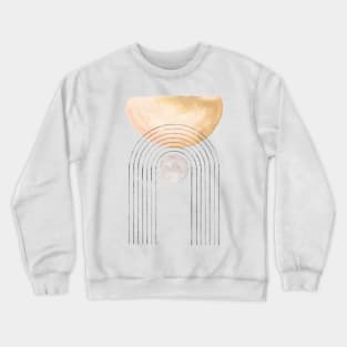 Pastel mid century arch Crewneck Sweatshirt